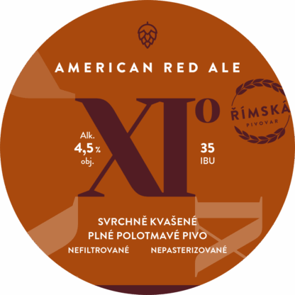 ŘÍMSKÁ XI° - American Red Ale 0,7l